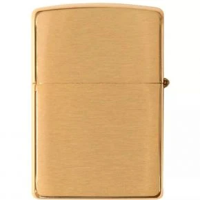 Бензинова запальничка Zippo Armor Brushed Brass, шліфована латунь (168)