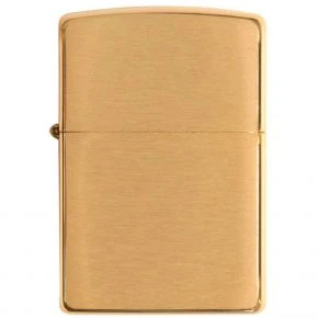 Бензинова запальничка Zippo Armor Brushed Brass, шліфована латунь (168)