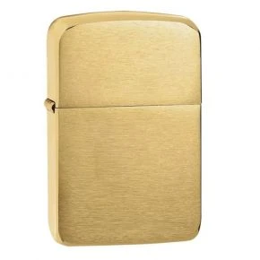 Бензинова запальничка Zippo 1941 Replica Brushed Brass, шліфована латунь (1941B)