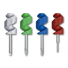 Набір міні-інструментів Victorinox Mini Tools для ножів зі штопором, 4 шт., червоний (2.1201.4)