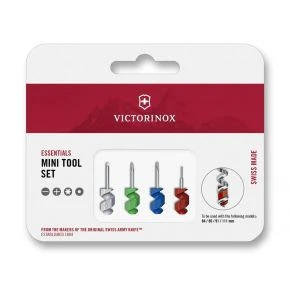 Набір міні-інструментів Victorinox Mini Tools для ножів зі штопором, 4 шт., червоний (2.1201.4)