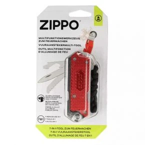 Мультитул для розпалювання вогню Zippo Fire Starting Multi-Tool, 7 функцій, червоний (2007553)