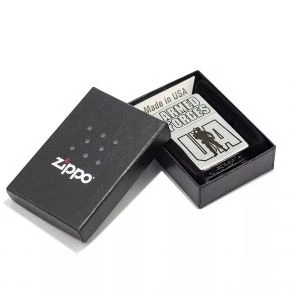 Бензинова запальничка Zippo Armed Forces UA, Street Chrome (207 AFU)