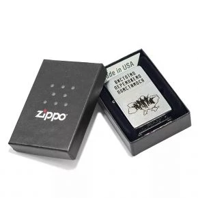 Бензинова запальничка Zippo «Вистоїмо Переможемо Помстимося», Street Chrome (207 VP)