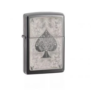 Бензинова запальничка Zippo Ace Filigree, Black Ice (28323)