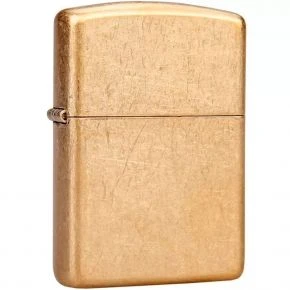 Бензинова запальничка Zippo Armor Tumbled Brass, галтована латунь (28496) Бензинова запальничка Zippo Armor Tumbled Brass, галтована латунь (28496)