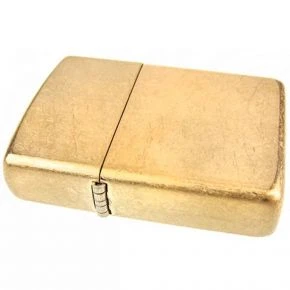 Бензинова запальничка Zippo Armor Tumbled Brass, галтована латунь (28496) Бензинова запальничка Zippo Armor Tumbled Brass, галтована латунь (28496)