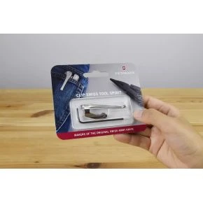 Кліпса Victorinox для мультитулів SwissTool Spirit 105 мм, сталева, срібляста (3.0240.B1)