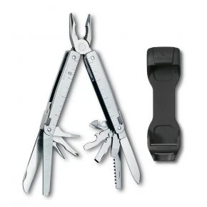 Мультитул Victorinox SwissTool 115 мм, 26 функцій, пластиковий чохол (3.0323.H)