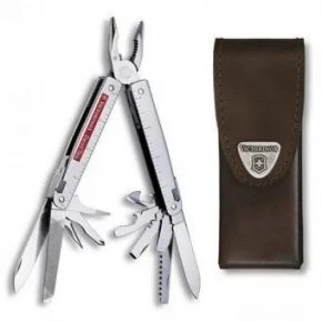 Мультитул Victorinox SwissTool 115 мм, 26 функцій, шкіряний чохол (3.0323.L)
