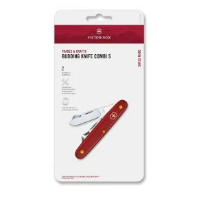 Окулірувальний ніж Victorinox Budding Combi S 100 мм, червоний, у блістері (3.9040.B1)