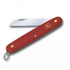 Садовий ніж Victorinox Floral 100 мм, з кільцем, червоний (3.9051)