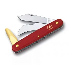 Садовий ніж Victorinox Budding and Pruning 3 100 мм, червоний (3.9116)