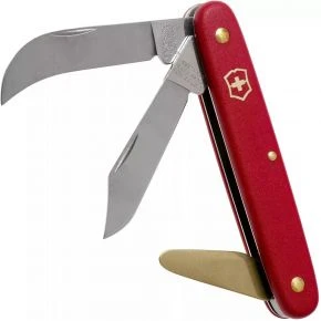 Садовий ніж Victorinox Budding and Pruning 3 100 мм, червоний (3.9116)