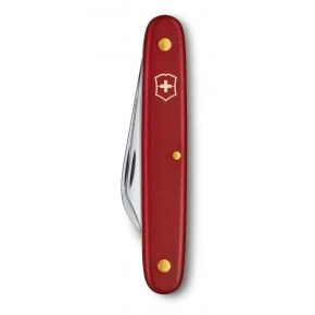 Садовий ніж Victorinox Budding and Pruning 3 100 мм, червоний, у блістері (3.9116.B1)