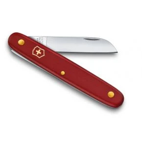 Садовий ніж Victorinox Floral Left-handed 100 мм, для лівші, червоний, у блістері (3.9450.B1)