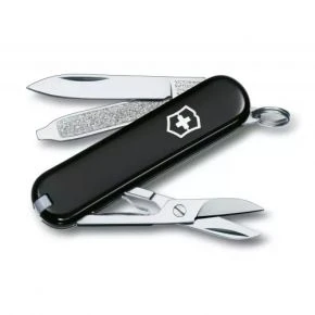 Подарунковий набір Victorinox: швейцарський ніж Classic SD 58 мм і ліхтарик Maglite Solitaire, чорний (4.4014)