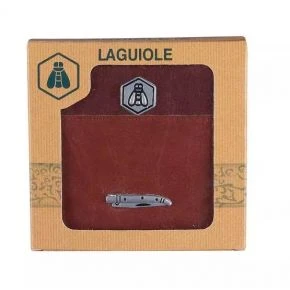 Портсигар Laguiole на 20 сигарет, метал і екошкіра, коричневий (40268223)