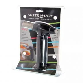 Кулінарний пальник Silver Match Burning Torch, турбо, чорний (40671172)