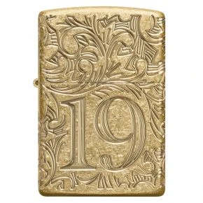 Бензинова запальничка Zippo Armor 1932 Filigree, галтована латунь (46776)