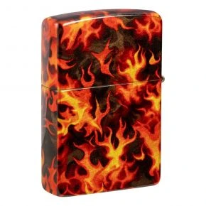 Бензинова запальничка Zippo Inferno, галтована латунь (47255)