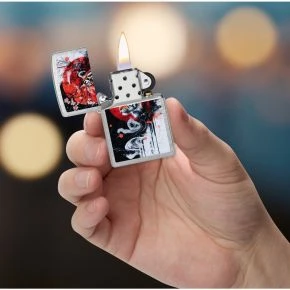 Бензинова запальничка Zippo Tiger Blossom, хром Street (47439)