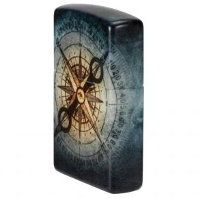 Бензинова запальничка Zippo Compass Ghost Design, матова, світиться в темряві (48562)