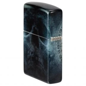 Бензинова запальничка Zippo Compass Ghost Design, матова, світиться в темряві (48562)
