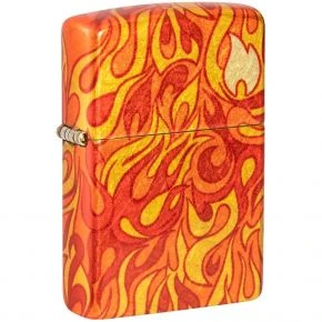 Бензинова запальничка Zippo Fire Zippo Design, друк 540 Fusion, галтована латунь (48981)
