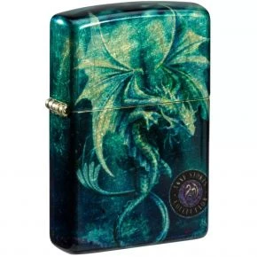 Бензинова запальничка Zippo Anne Stokes Sea Dragon Design, галтована латунь (48986)