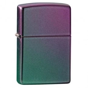 Бензинова запальничка Zippo Iridescent, переливчаста бірюзово-фіолетова (49146)