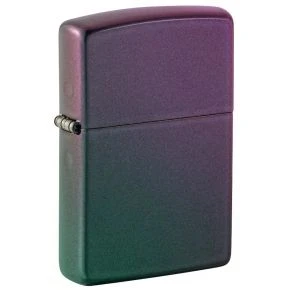 Бензинова запальничка Zippo Iridescent, переливчаста бірюзово-фіолетова (49146)