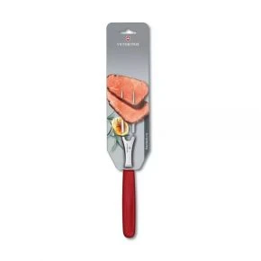 Виделка для м'яса Victorinox Swiss Classic 15 см, червона, блістер (5.2101.15B)