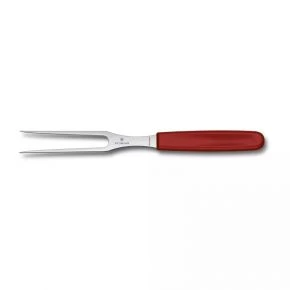 Виделка для м'яса Victorinox Swiss Classic 15 см, червона, блістер (5.2101.15B)