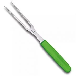 Виделка для м'яса Victorinox Swiss Classic 15 см, зелена, блістер (5.2106.15L4B)