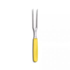 Виделка для м'яса Victorinox Swiss Classic 15 см, жовтий (5.2106.15L8B) Виделка для м'яса Victorinox Swiss Classic 15 см, жовтий (5.2106.15L8B)