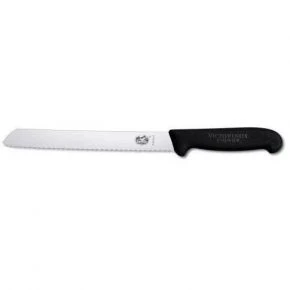 Хлібний ніж Victorinox Fibrox 21 см, чорний (5.2533.21)