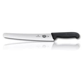 Ніж для хліба й випічки Victorinox Fibrox 26 см, чорний (5.2933.26)