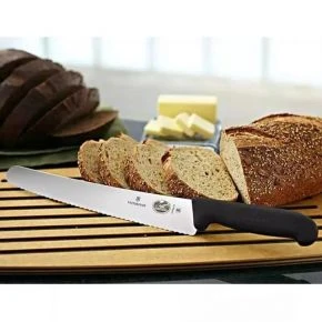Ніж для хліба й випічки Victorinox Fibrox 26 см, чорний (5.2933.26)