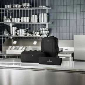 Набір кухонних ножів Victorinox Chef's Knife Folder Compact Set, 16 предметів, чорний (5.4963.1)