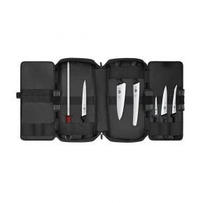 Набір кухонних ножів Victorinox Chef's Knife Folder Compact Set, 16 предметів, чорний (5.4963.1)