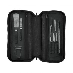 Набір кухонних ножів Victorinox Chef's Knife Folder Compact Set, 16 предметів, чорний (5.4963.1)