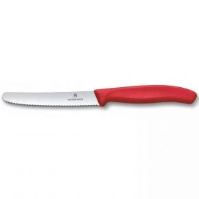 Набір ножів для овочів із 3 предметів Victorinox Swiss Classic Paring Set 11 см, червоний, подарункова коробка (6.7111.34C1)