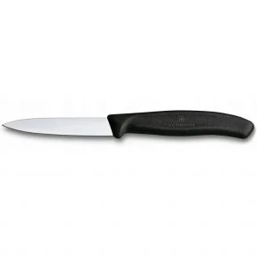 Набір для чищення овочів із 2 предметів Victorinox Swiss Classic Paring Set 8 см з Y-овочечисткою, чорний (6.7113.22)