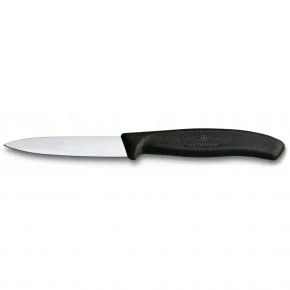 Набір для чищення овочів із 3 предметів Victorinox Swiss Classic Paring Set 10 см з I-овочечисткою, чорний (6.7113.33)
