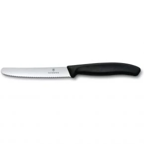 Набір для чищення овочів із 3 предметів Victorinox Swiss Classic Paring Set 11 см, чорний (6.7113.35)