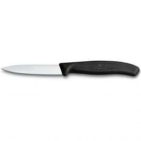 Набір для чищення овочів із 3 предметів Victorinox Swiss Classic Paring Set 11 см, чорний (6.7113.35)