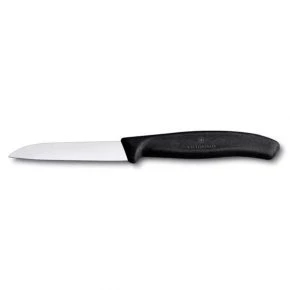 Набір кухонних ножів Victorinox Swiss Classic Cutlery Block, 9 предметів у буковій підставці, чорний (6.7193.9)