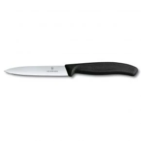 Набір кухонних ножів Victorinox Swiss Classic Cutlery Block, 9 предметів у буковій підставці, чорний (6.7193.9)