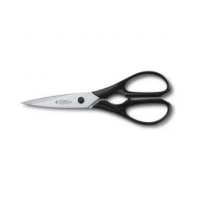 Набір кухонних ножів Victorinox Swiss Classic Cutlery Block, 9 предметів у буковій підставці, чорний (6.7193.9)